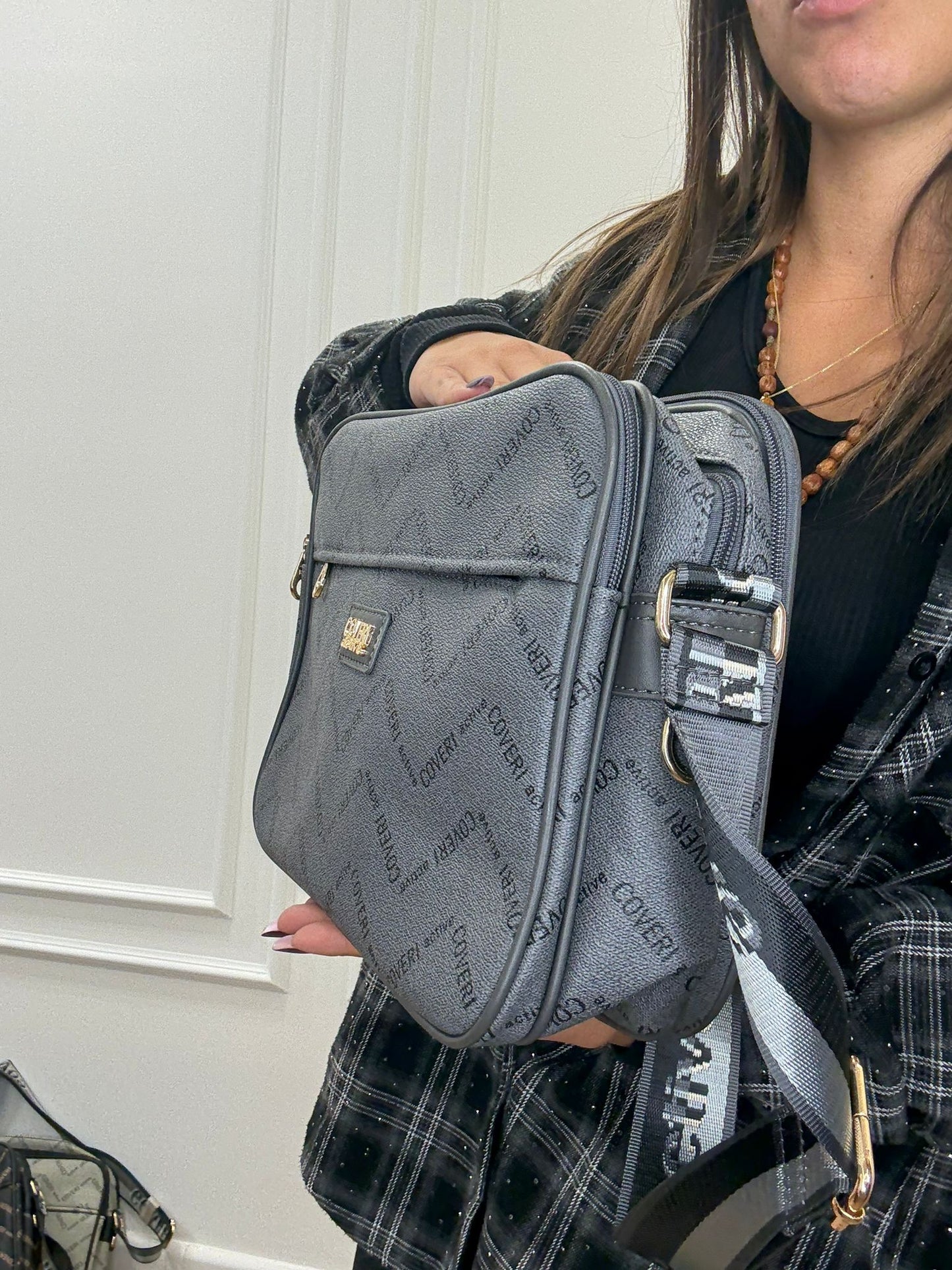 Tracolla Grande Coveri (grigio)