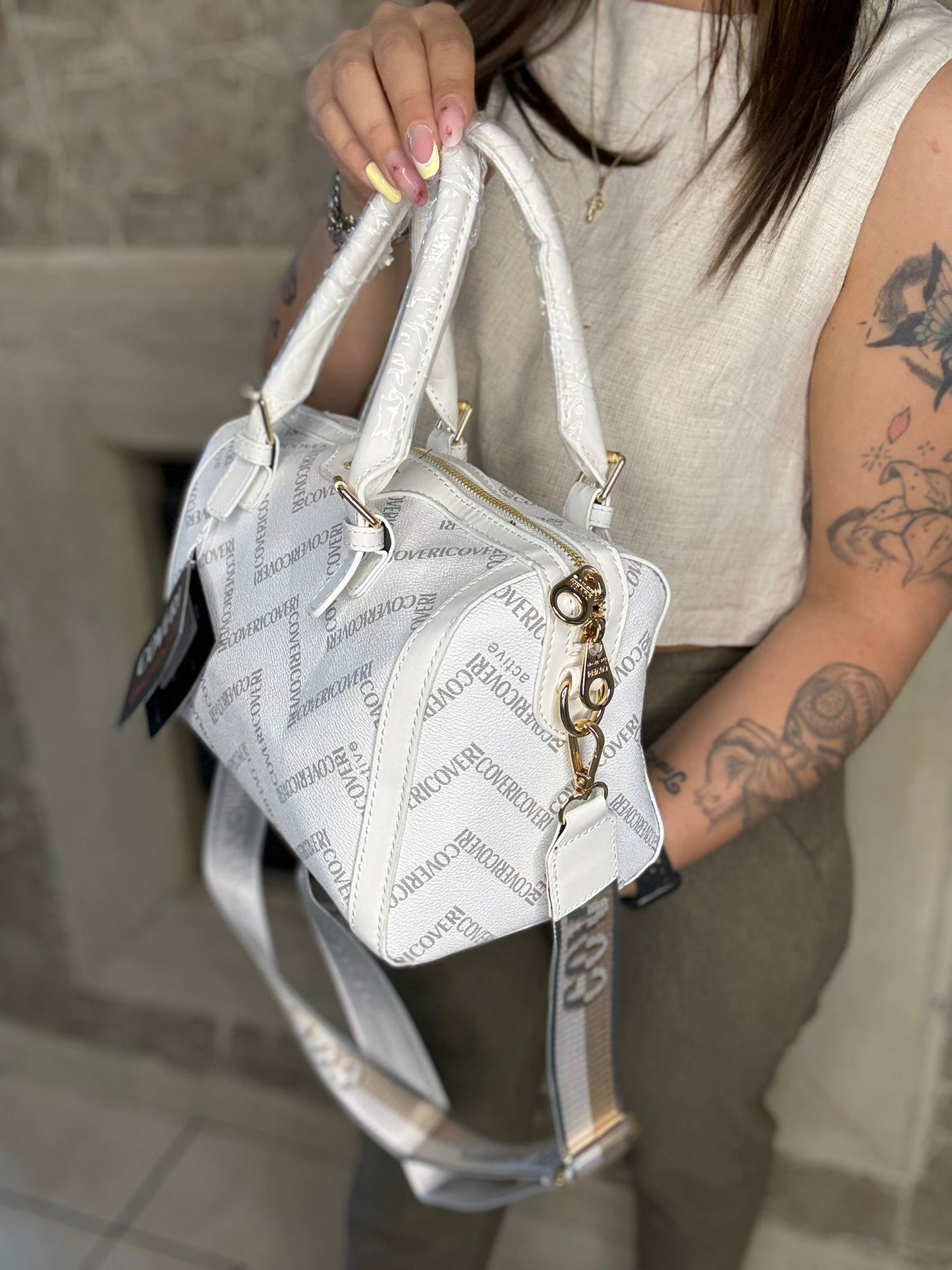 Bauletto Enrico Coveri ( bianco )