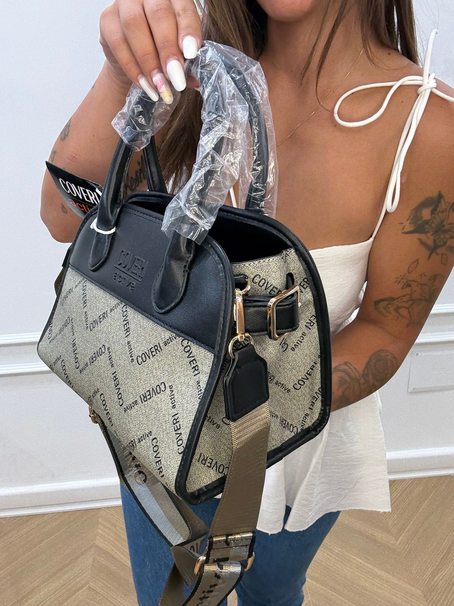 Borsa Enrico Coveri (nero-nero)
