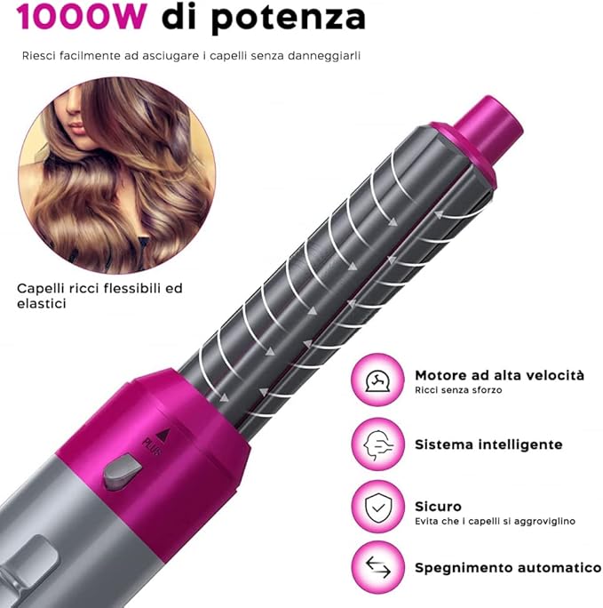 Asciugacapelli Styler 5 in 1