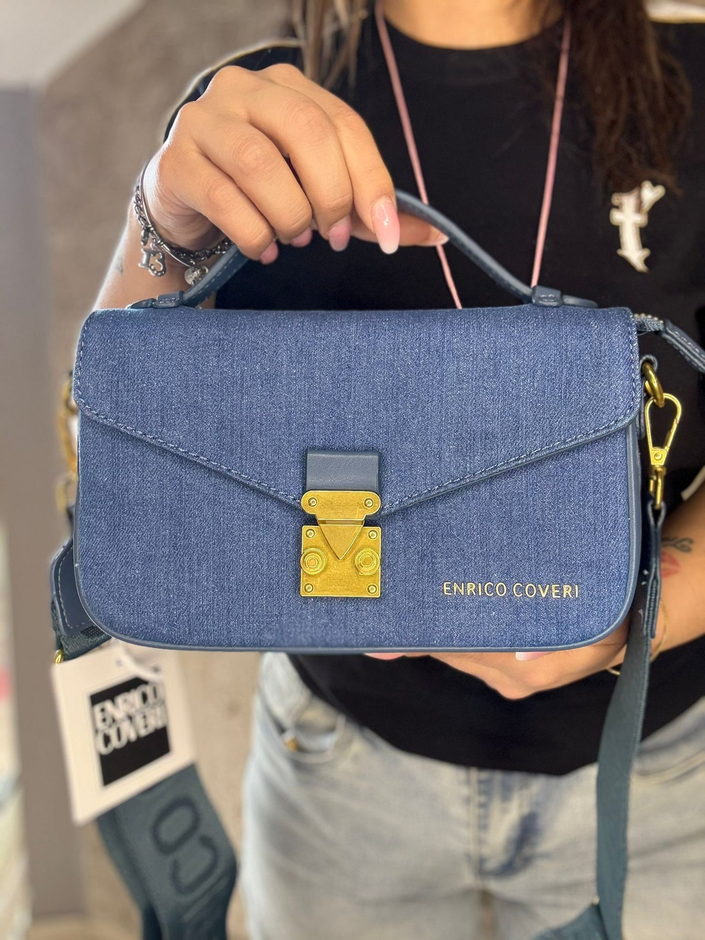 Borsetta Enrico Coveri Denim