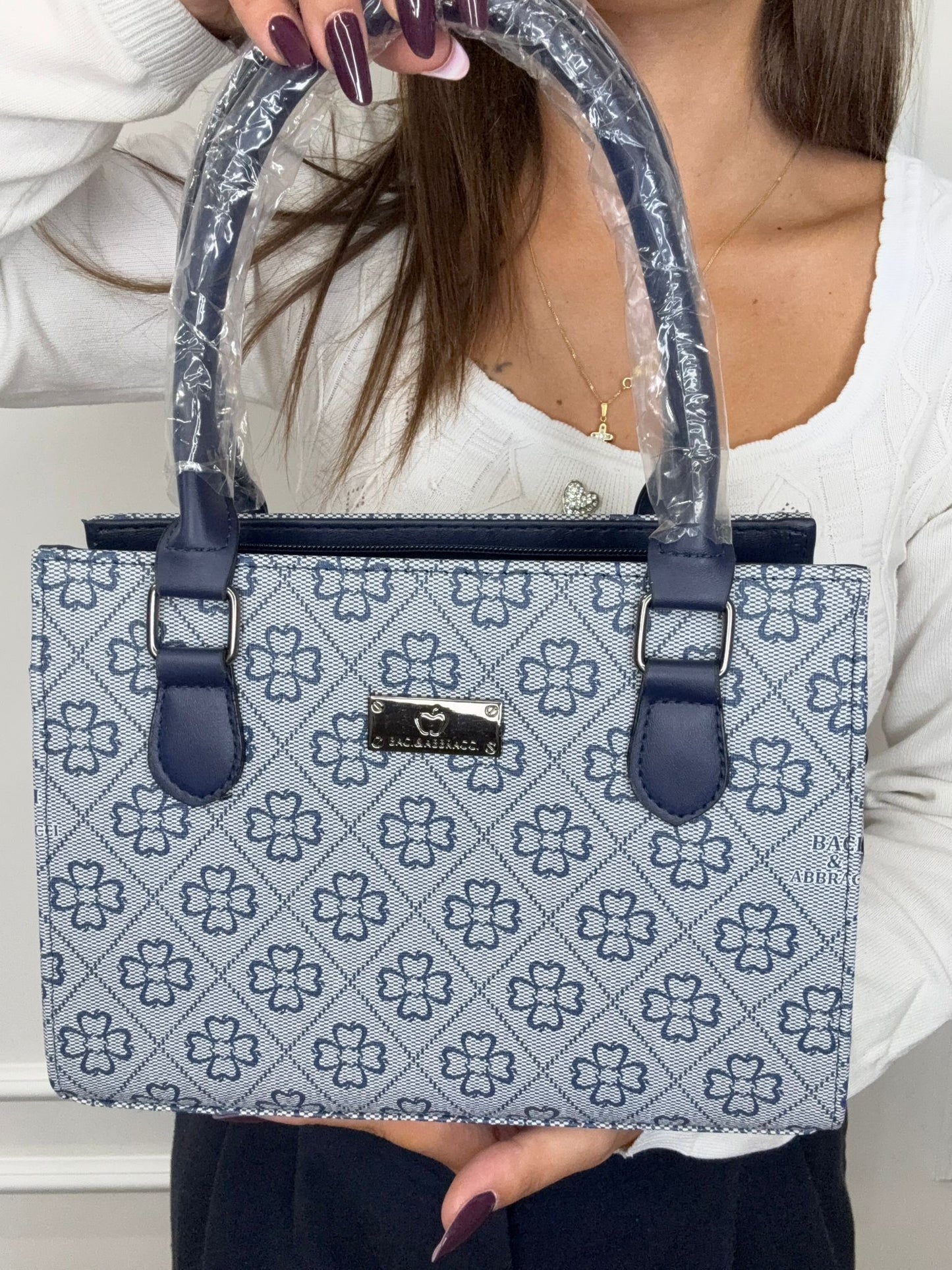 Borsa baci & abbracci (blue)