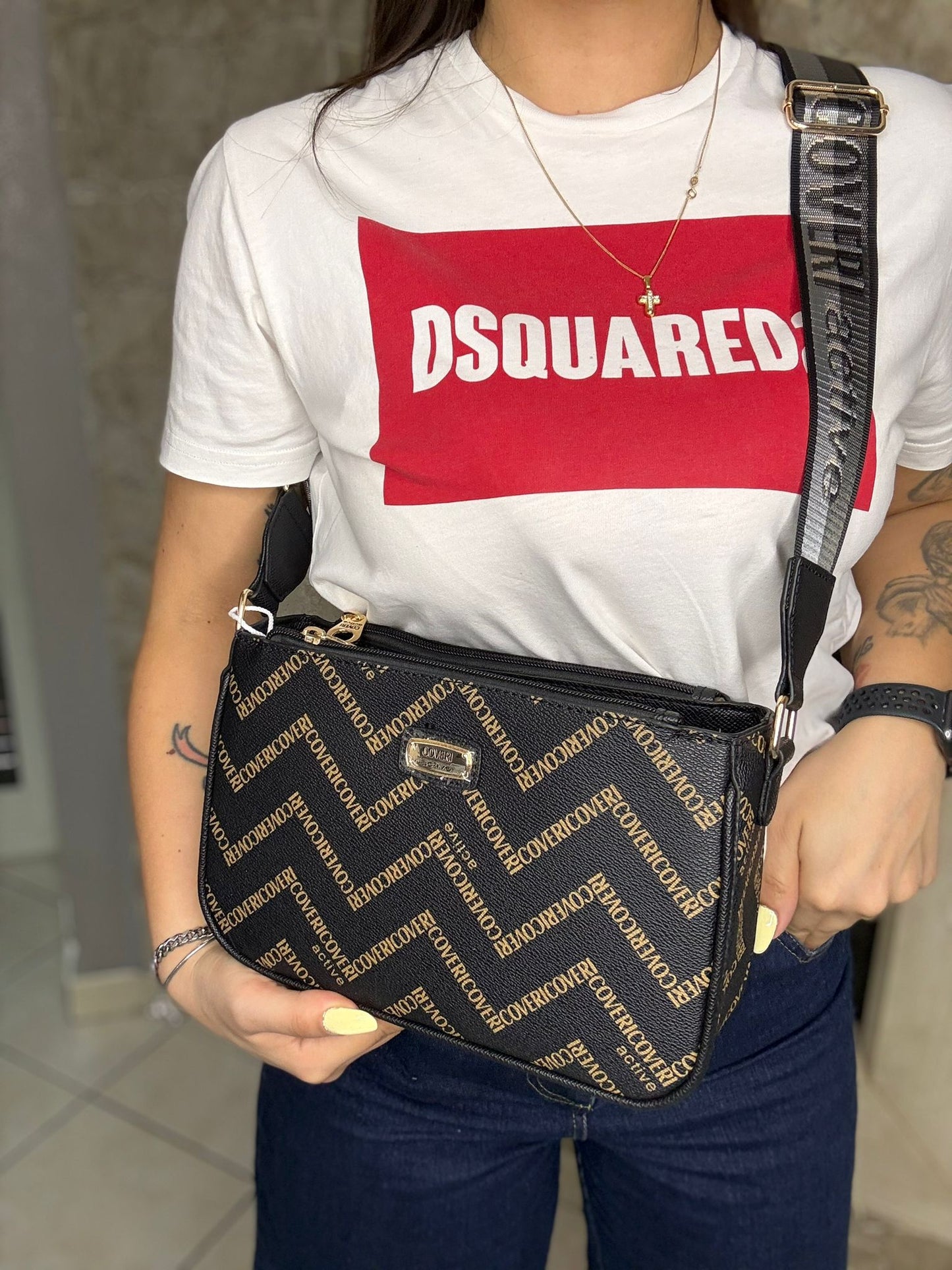Borsa Coveri ( Nero )