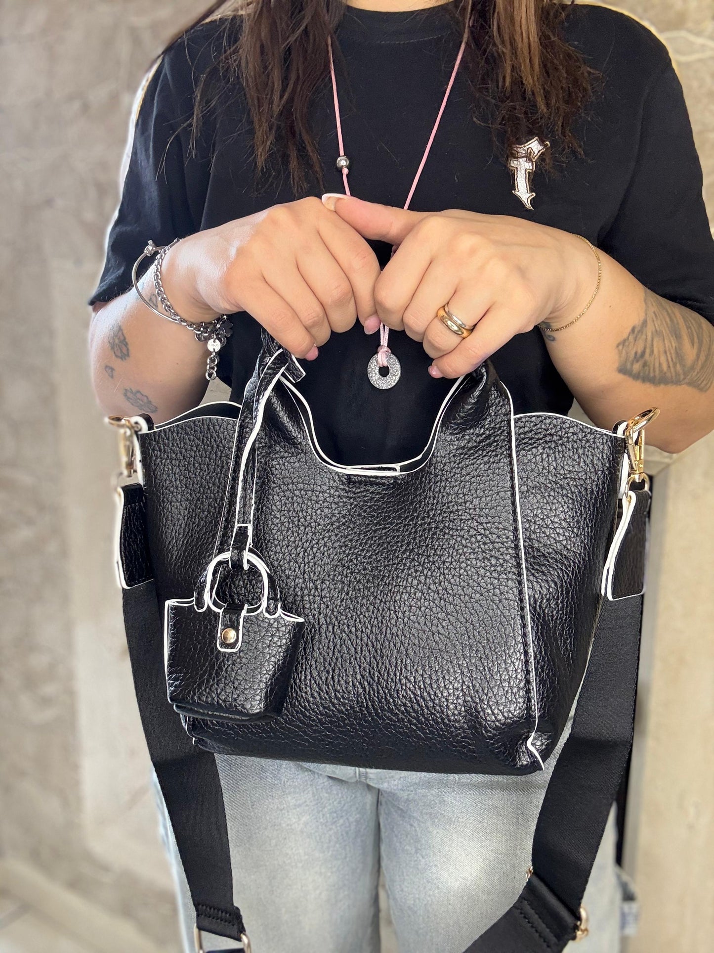 Borsa Vanity Nero