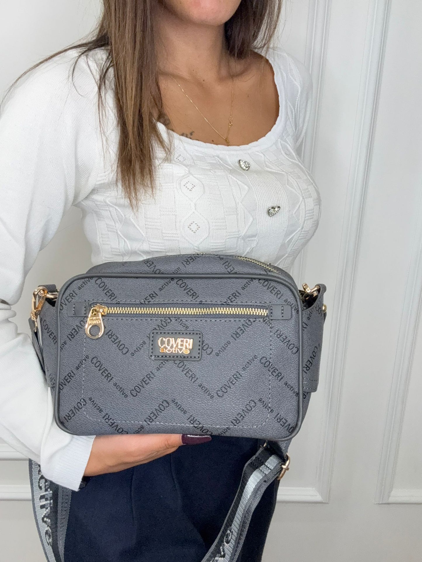 Borsa Coveri (grigio)