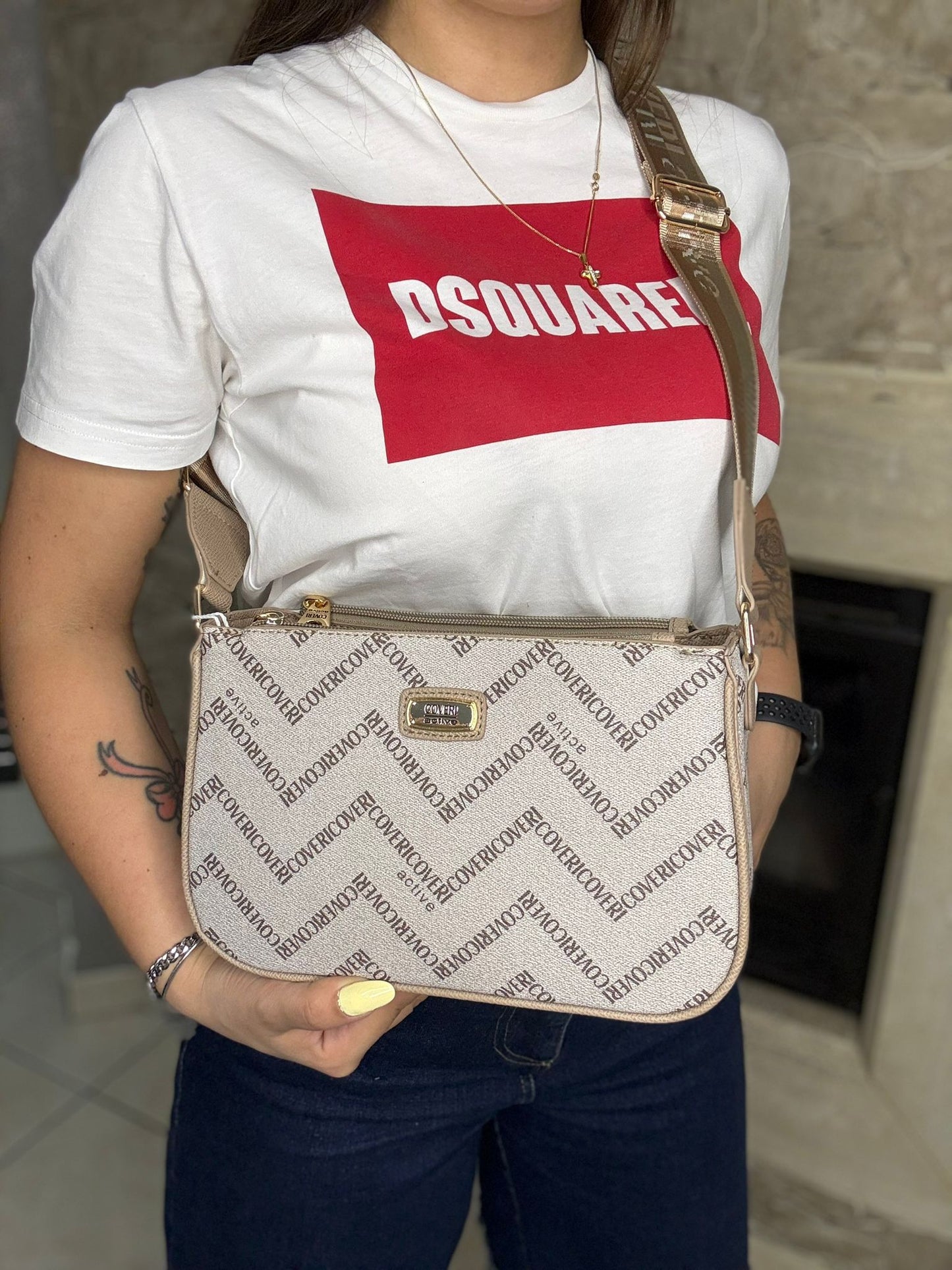 Borsa Coveri ( Beje )