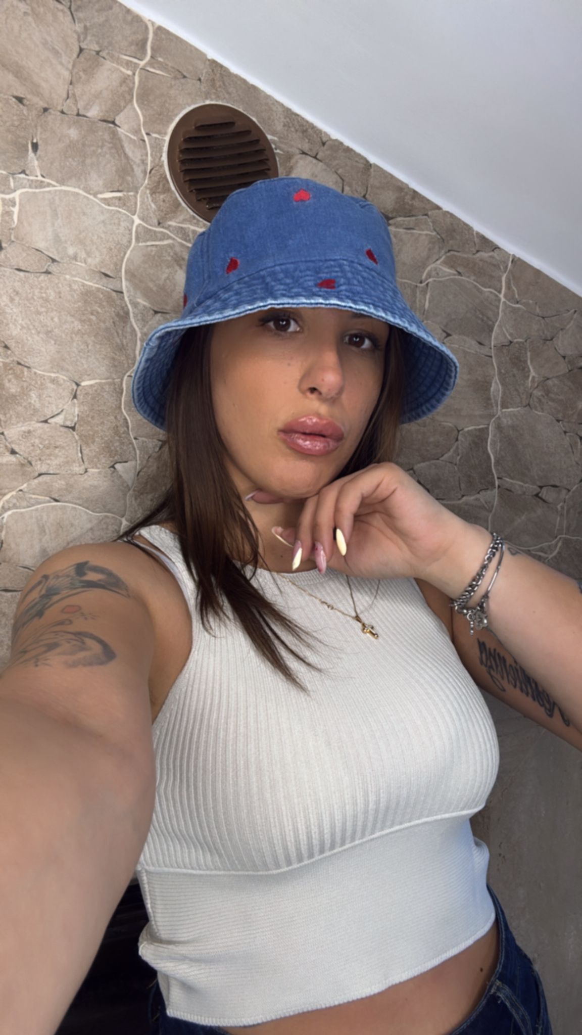 Cappello Love ( Denim )