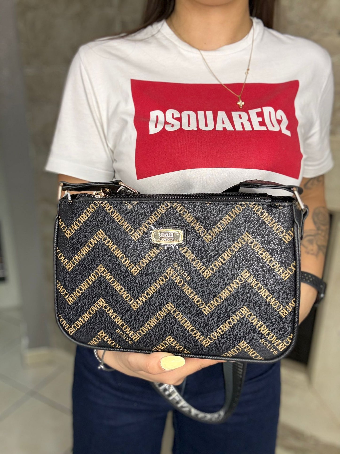 Borsa Coveri ( Nero )