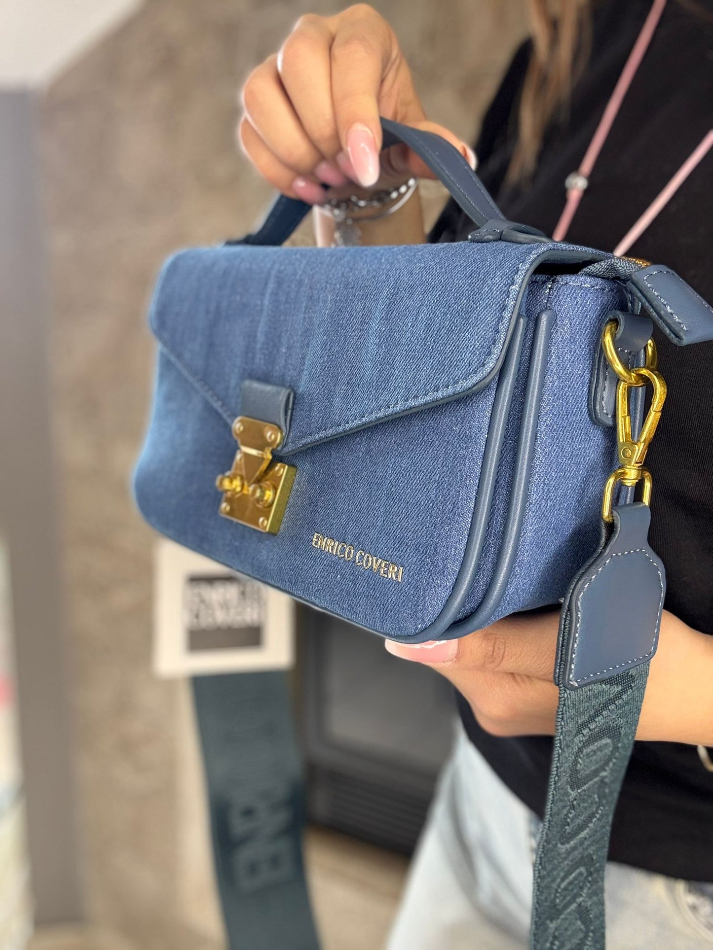 Borsetta Enrico Coveri Denim