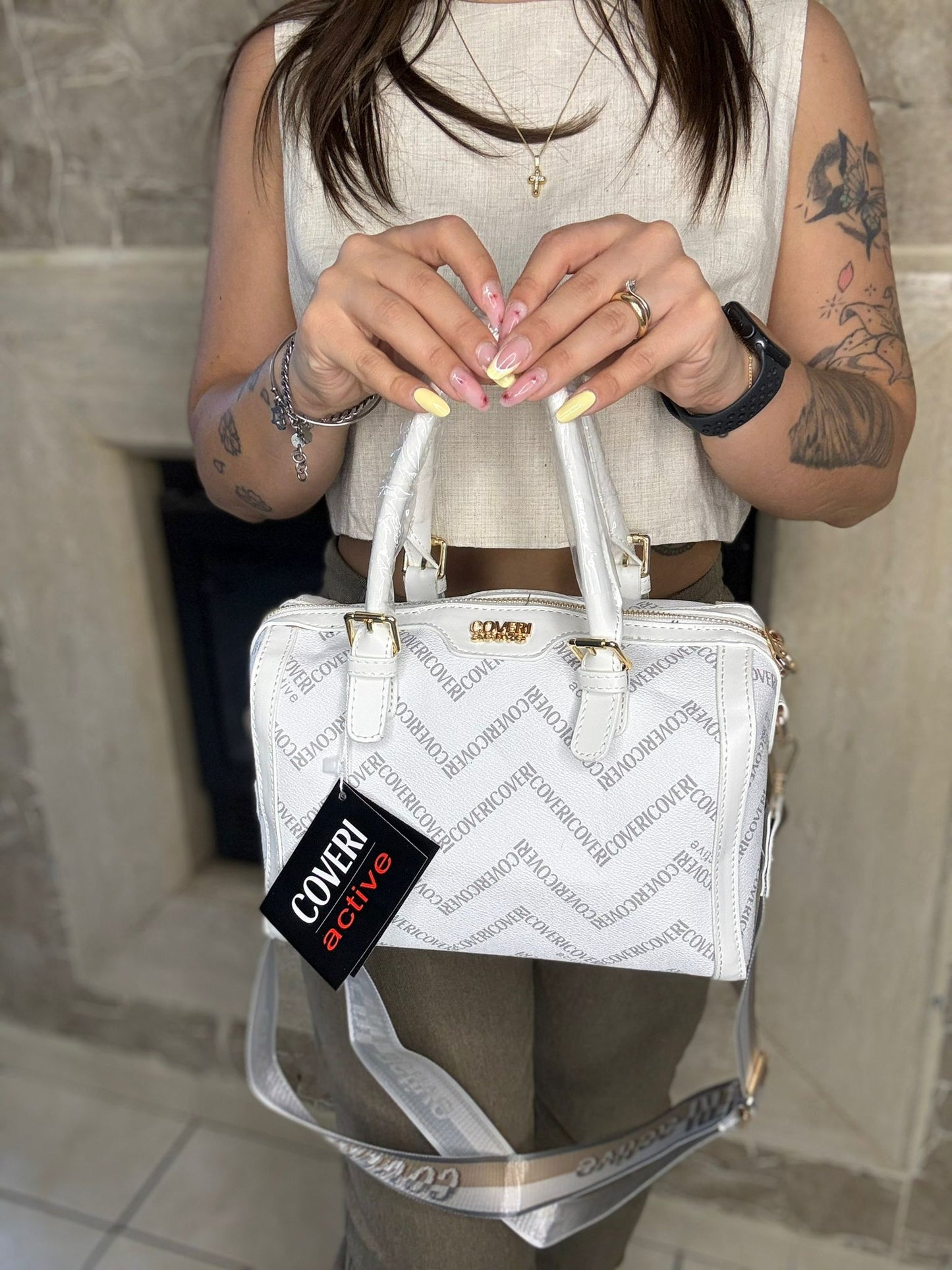Bauletto Enrico Coveri ( bianco )