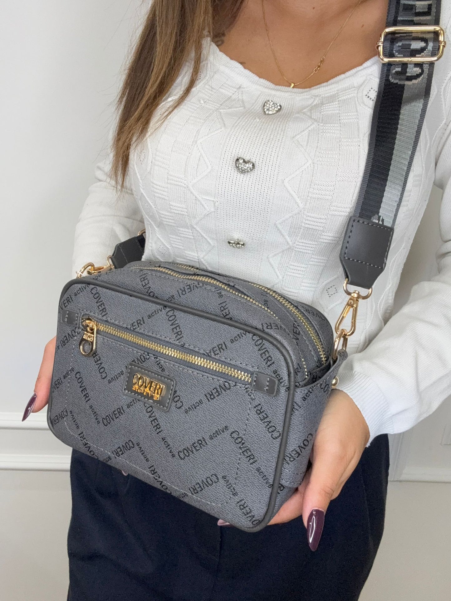 Borsa Coveri (grigio)