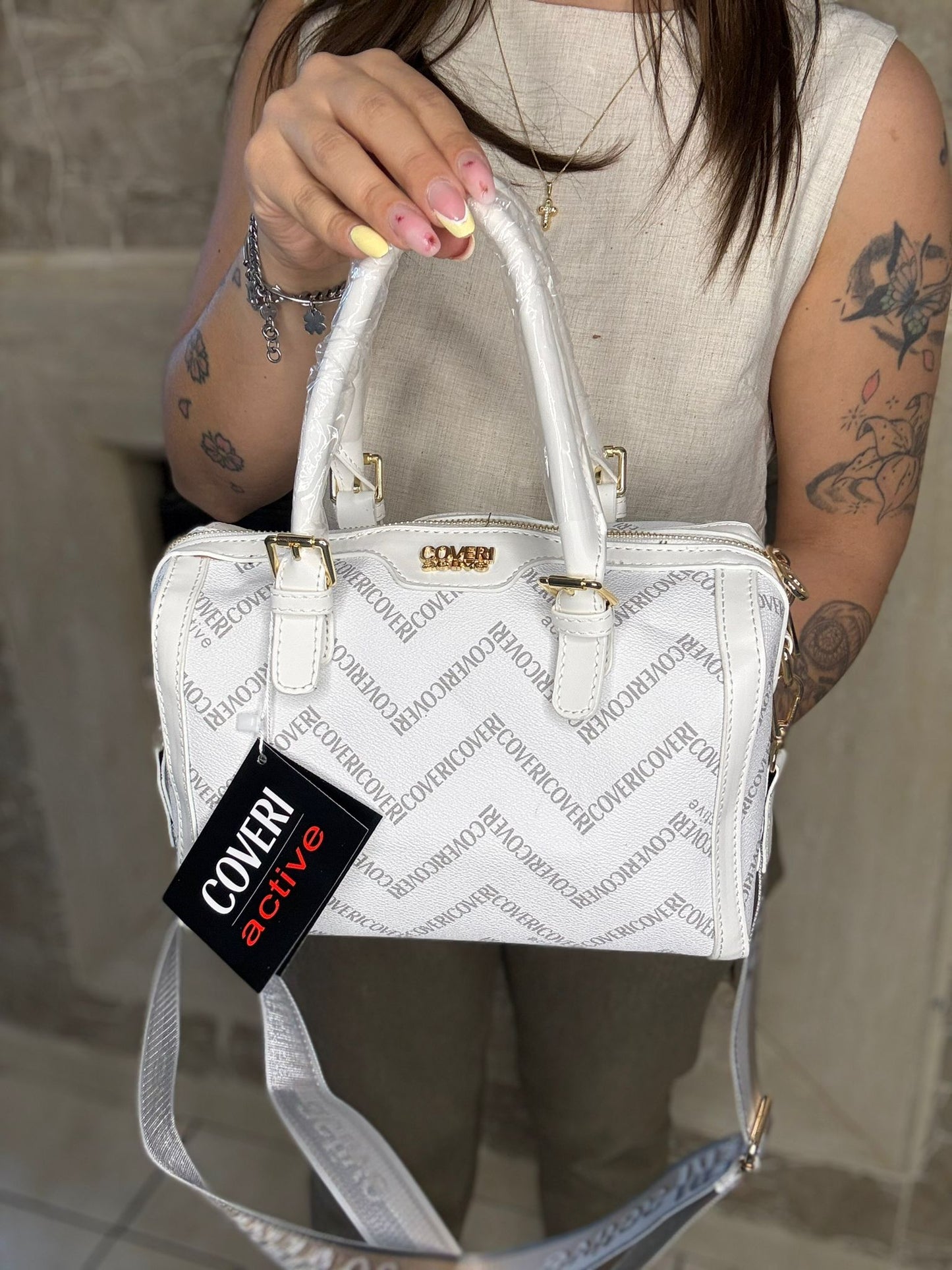 Bauletto Enrico Coveri ( bianco )