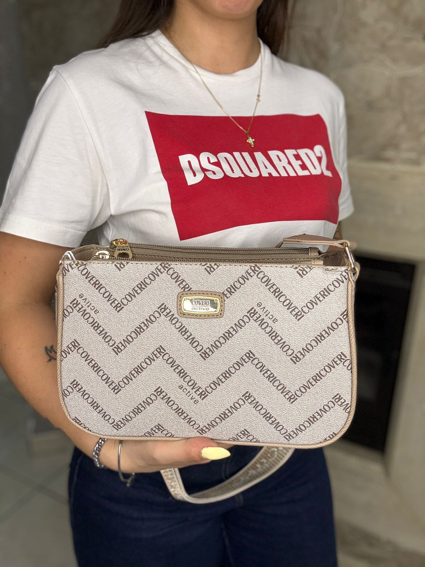 Borsa Coveri ( Beje )