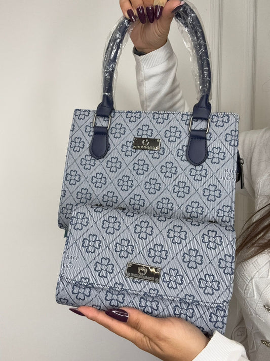 Borsa baci & abbracci (blue)