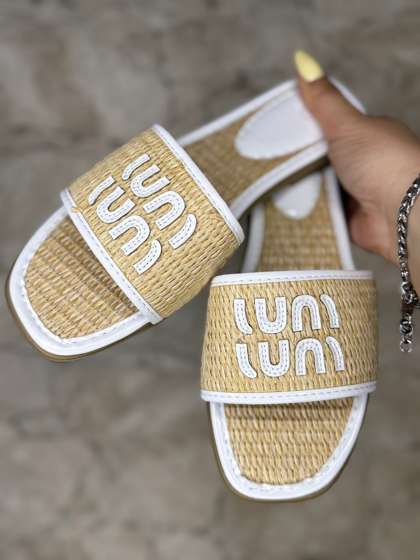 Ciabatte Mood Miu Miu ( Bianco )
