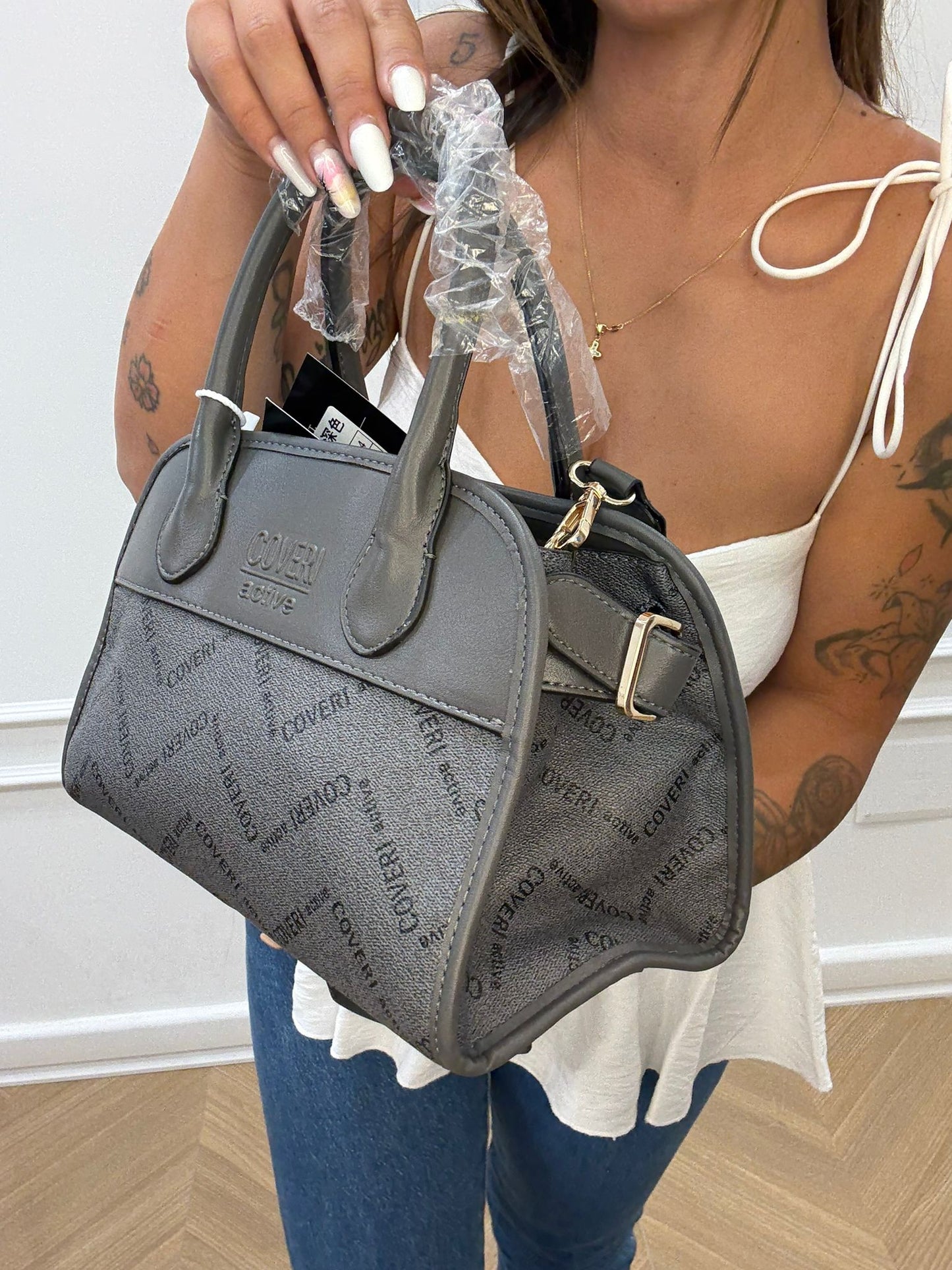Borsa Enrico Coveri (grigio)